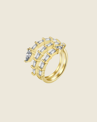 Schlangen Diamant Ring