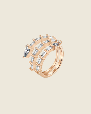 Schlangen Diamant Ring
