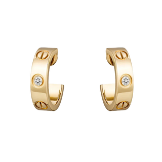 Jade Ohrringe - 2 Diamanten