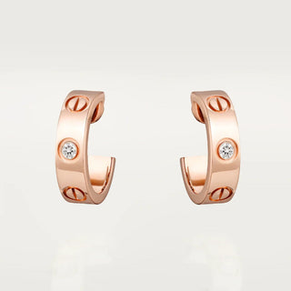 Jade Ohrringe - 2 Diamanten