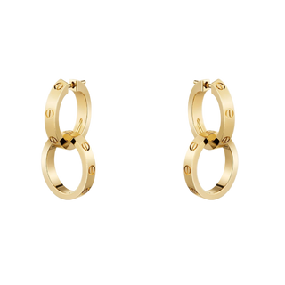 Love Ohrringe 2 Reifen