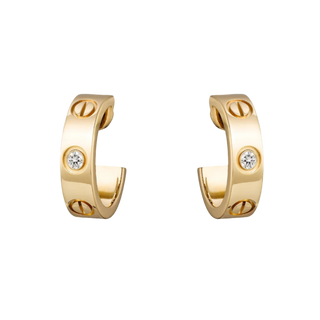 Jade Ohrringe - 2 Diamanten