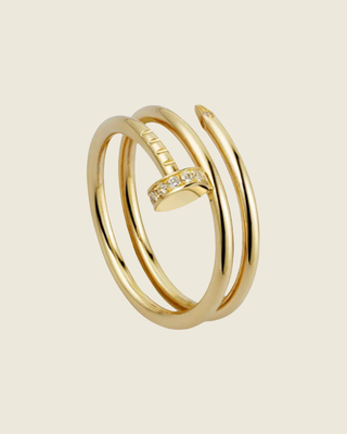 Doppelter Nagel Ring