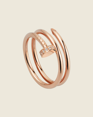 Doppelter Nagel Ring