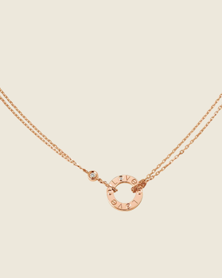 Ava Love Halskette - 2 Diamanten