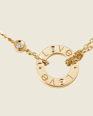 Ava Love Halskette - 2 Diamanten